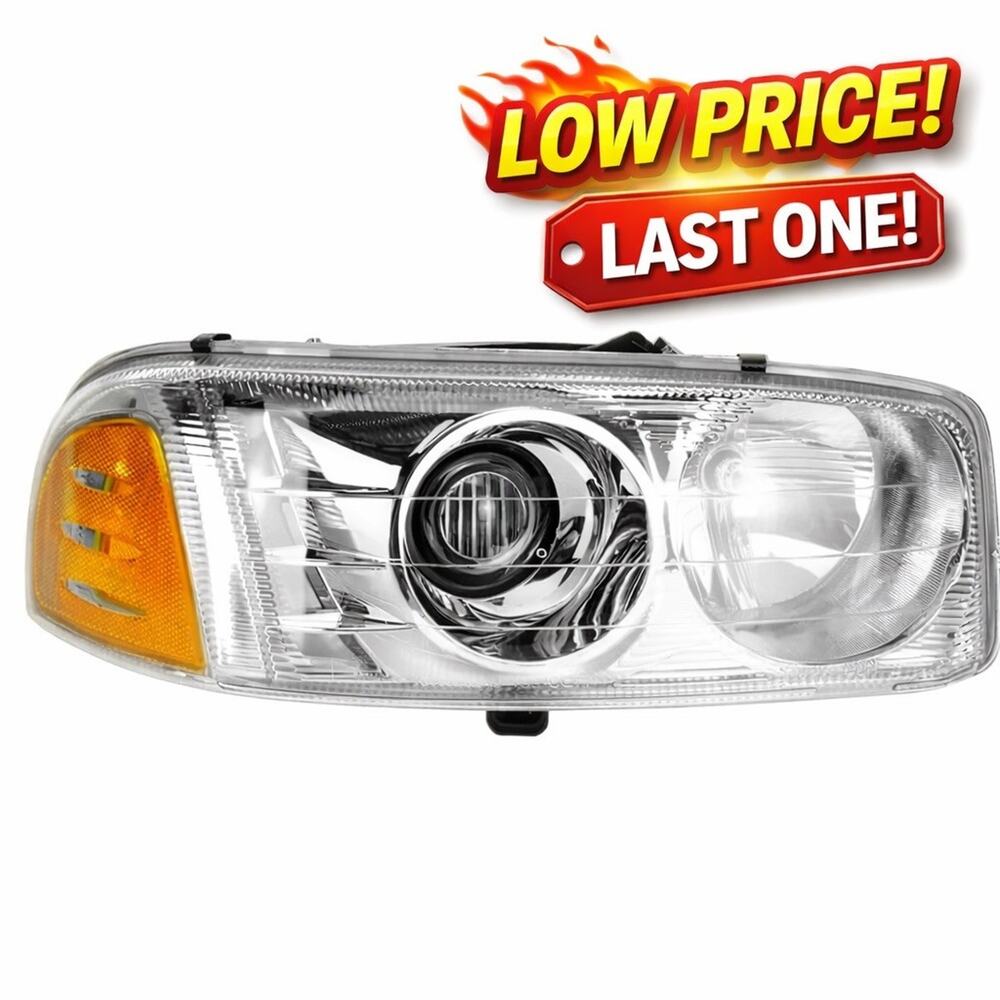 Right Headlight GMC Sierra Yukon 1999-2006 Eagle Eyes GM255-B001R New
